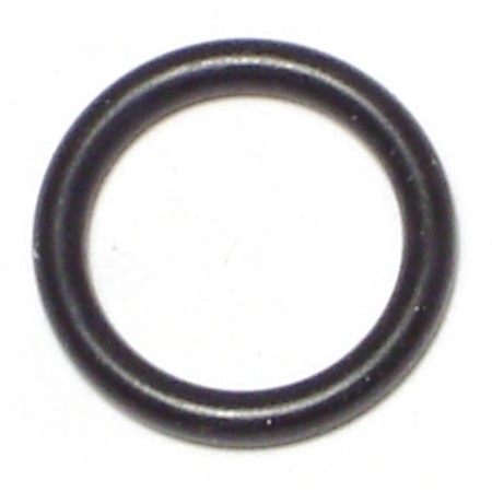 MIDWEST FASTENER 14mm x 19mm x 2.5mm Rubber O-Rings 8PK 64893